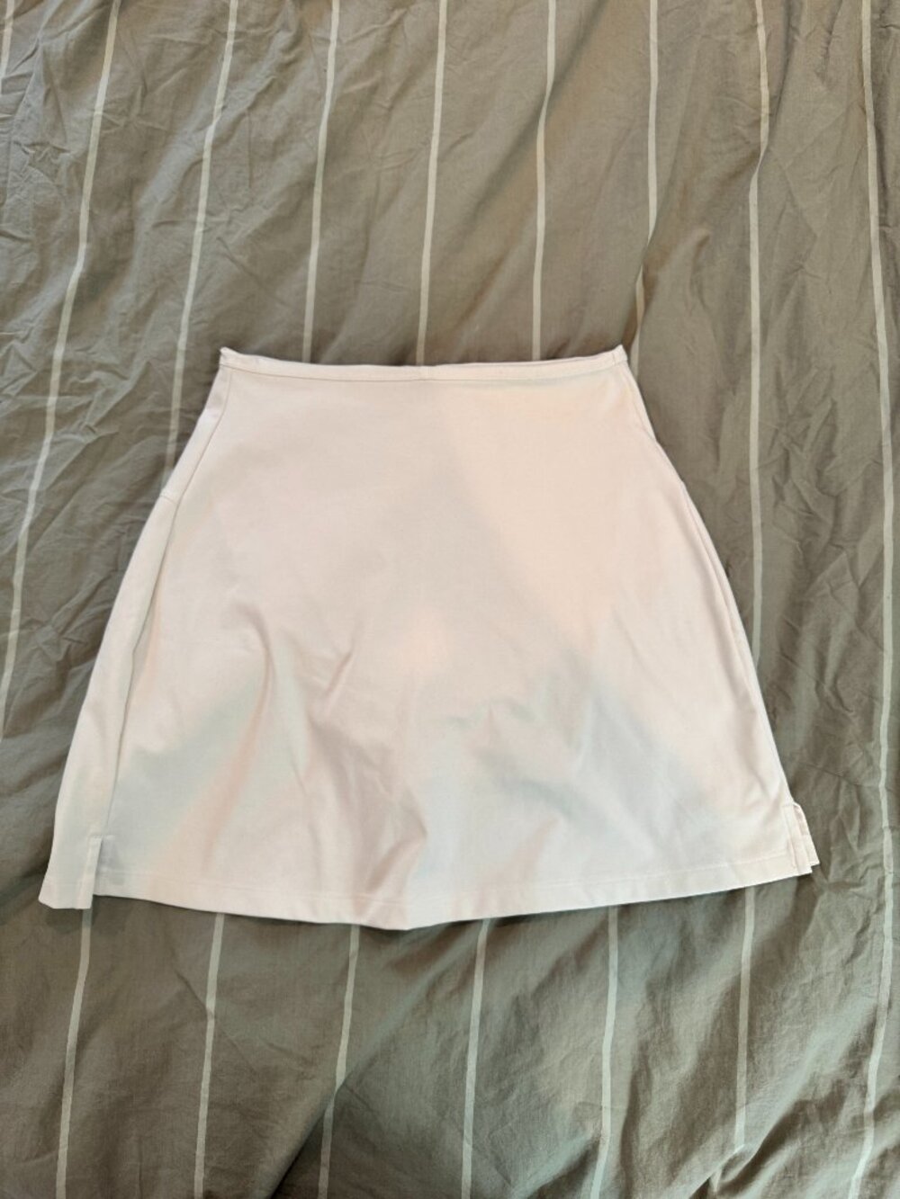 Girlfriend Collective White Skort